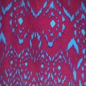 EUC Soft Leggings in Contrasting Purple and Blue